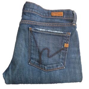 Citizens of Humanity Jeans Women 31 Kelly Low Rise Bootcut Blue Stretch USA #481